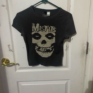 misfits baby tee